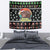 Christmas Become Ungovernable Moo Deng Tapestry Humor Cute Baby Hippo Joke - Wonder Print Shop