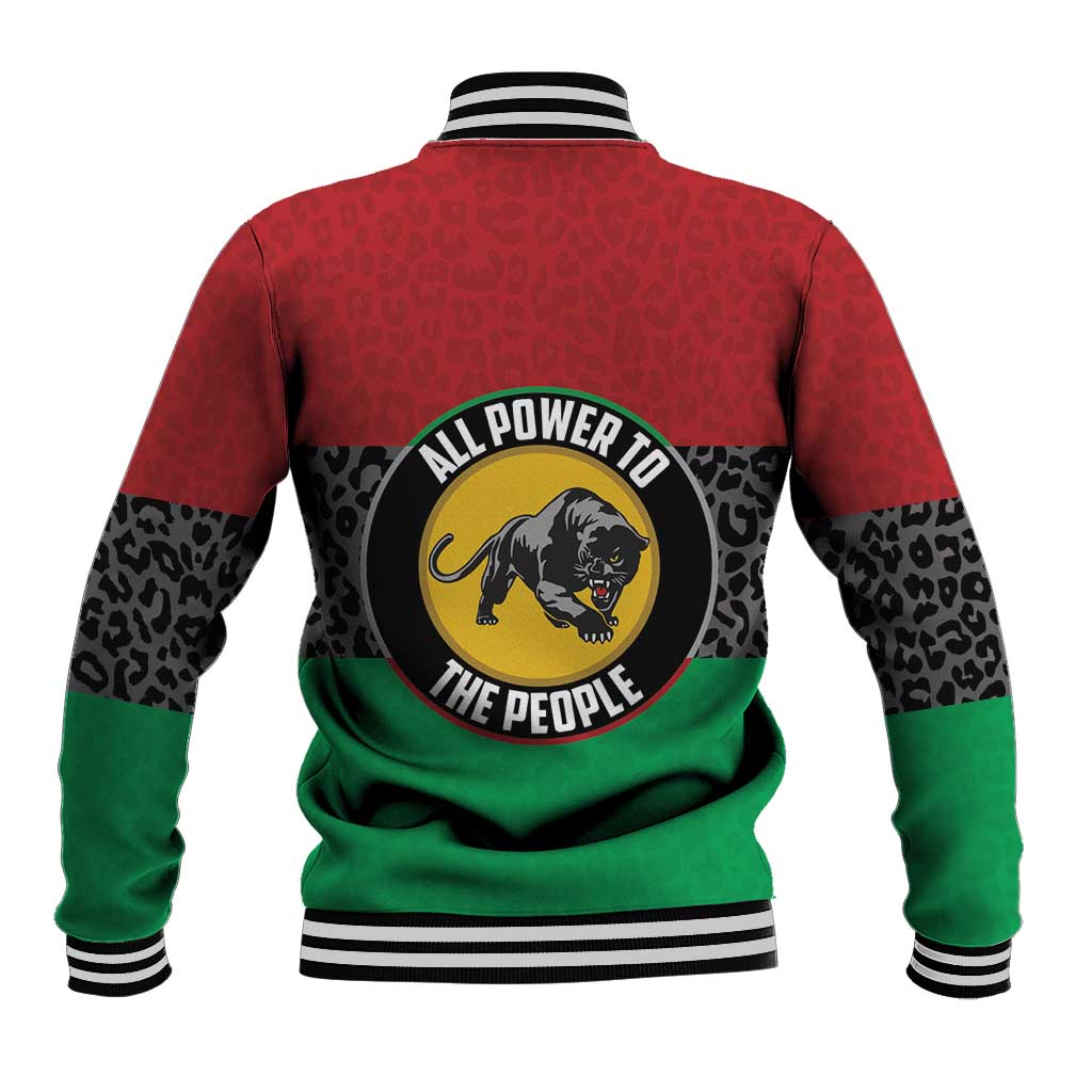 Personalized Pan African Panther Baseball Jacket All Power To The People