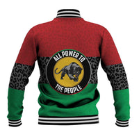 Personalized Pan African Panther Baseball Jacket All Power To The People