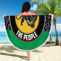 Pan African Panther Beach Blanket All Power To The People