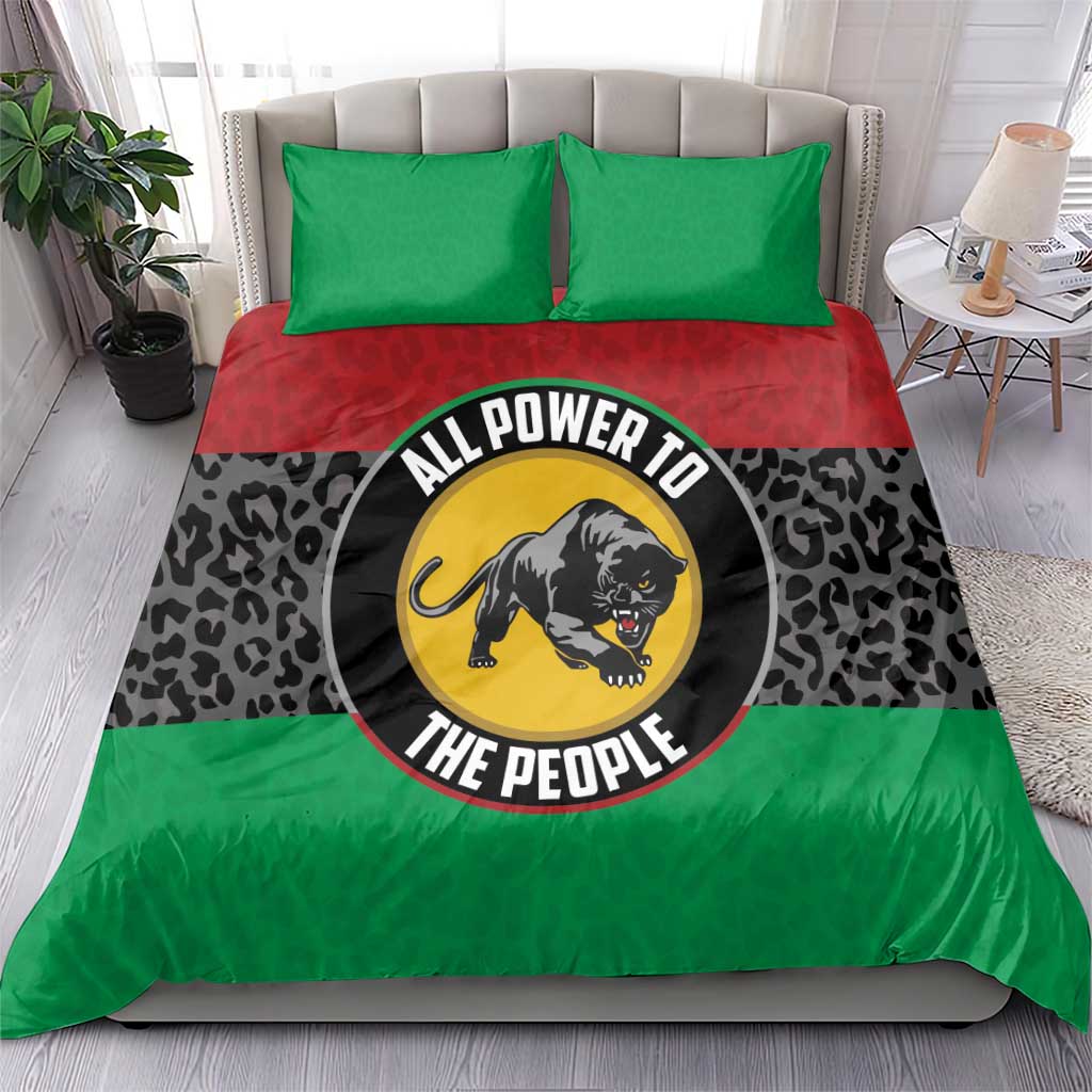 Pan African Panther Bedding Set All Power To The People
