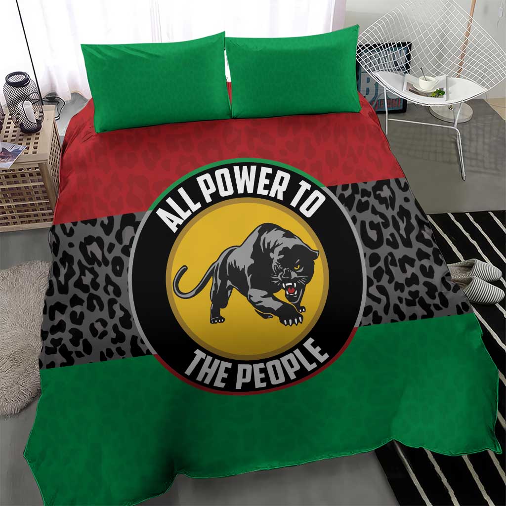 Pan African Panther Bedding Set All Power To The People