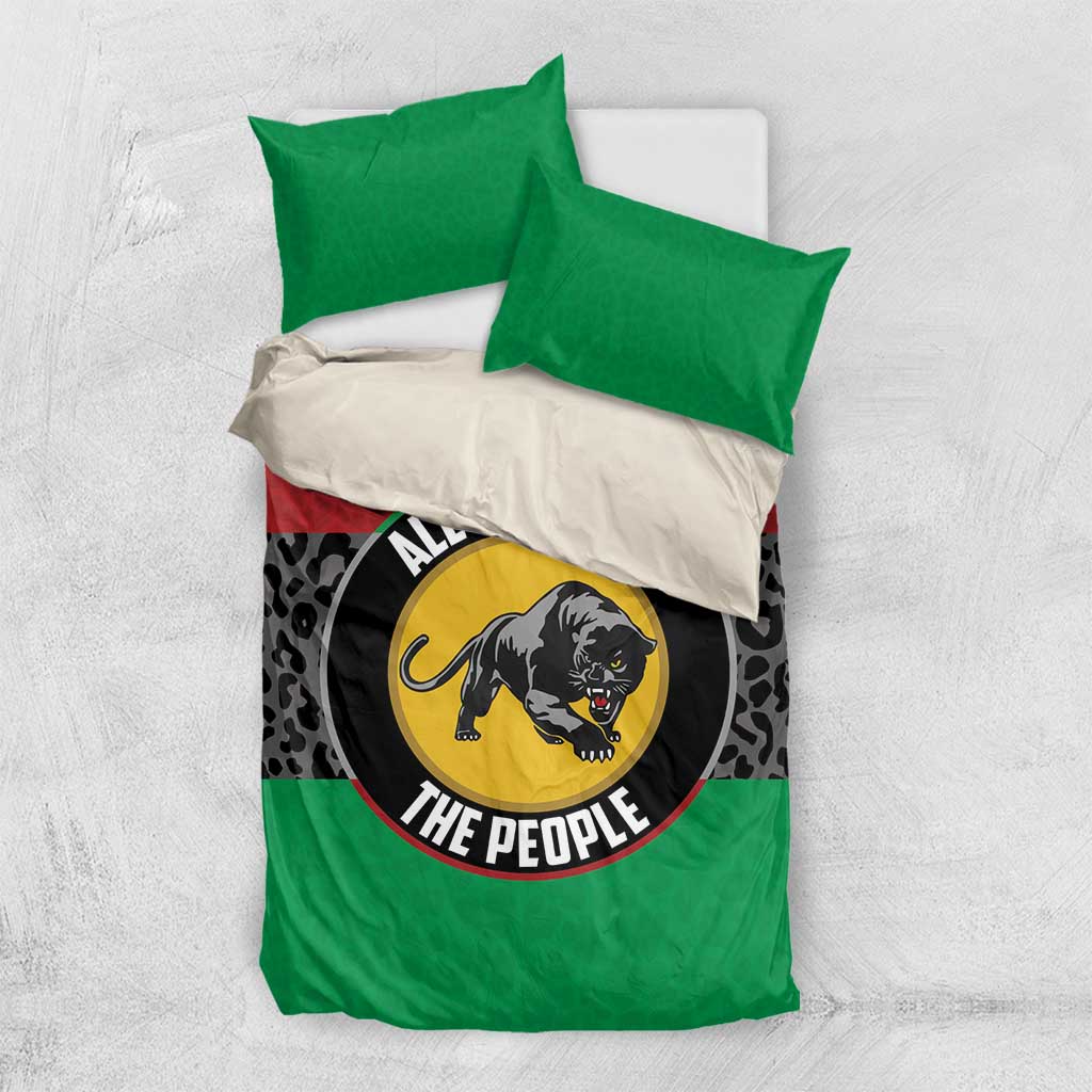 Pan African Panther Bedding Set All Power To The People