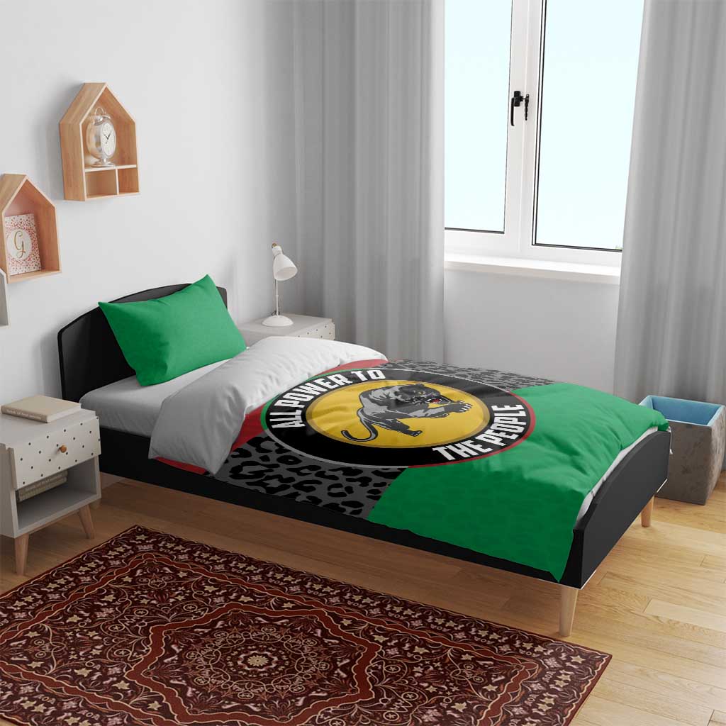 Pan African Panther Bedding Set All Power To The People