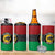 Personalized Pan African Panther 4 in 1 Can Cooler Tumbler All Power To The People