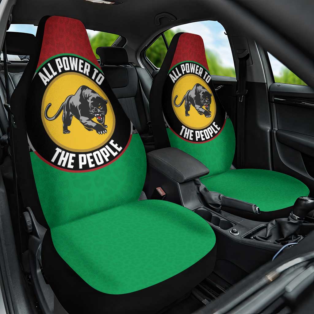 Pan African Panther Car Seat Cover All Power To The People
