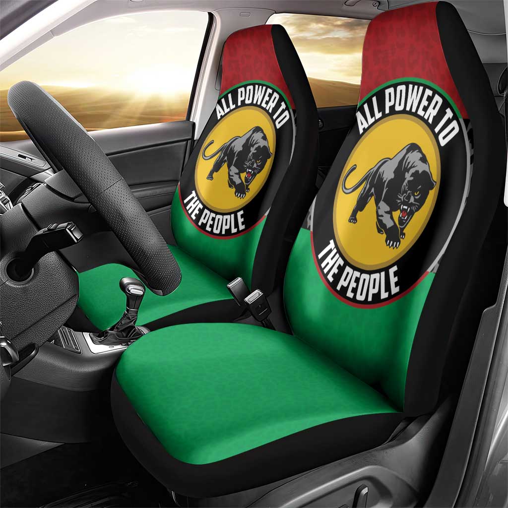 Pan African Panther Car Seat Cover All Power To The People