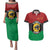 Personalized Pan African Panther Couples Matching Puletasi and Hawaiian Shirt All Power To The People