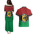 Personalized Pan African Panther Couples Matching Puletasi and Hawaiian Shirt All Power To The People