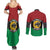 Personalized Pan African Panther Couples Matching Summer Maxi Dress and Long Sleeve Button Shirt All Power To The People