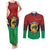 Personalized Pan African Panther Couples Matching Tank Maxi Dress and Long Sleeve Button Shirt All Power To The People