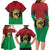 Personalized Pan African Panther Family Matching Long Sleeve Bodycon Dress and Hawaiian Shirt All Power To The People