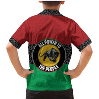 Personalized Pan African Panther Family Matching Mermaid Dress and Hawaiian Shirt All Power To The People