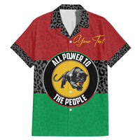 Personalized Pan African Panther Family Matching Mermaid Dress and Hawaiian Shirt All Power To The People