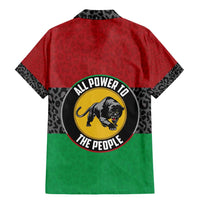 Personalized Pan African Panther Family Matching Mermaid Dress and Hawaiian Shirt All Power To The People