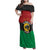 Personalized Pan African Panther Family Matching Off Shoulder Maxi Dress and Hawaiian Shirt All Power To The People