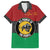 Personalized Pan African Panther Family Matching Off Shoulder Short Dress and Hawaiian Shirt All Power To The People