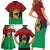 Personalized Pan African Panther Family Matching Short Sleeve Bodycon Dress and Hawaiian Shirt All Power To The People