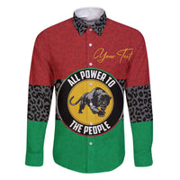 Personalized Pan African Panther Family Matching Tank Maxi Dress and Hawaiian Shirt All Power To The People