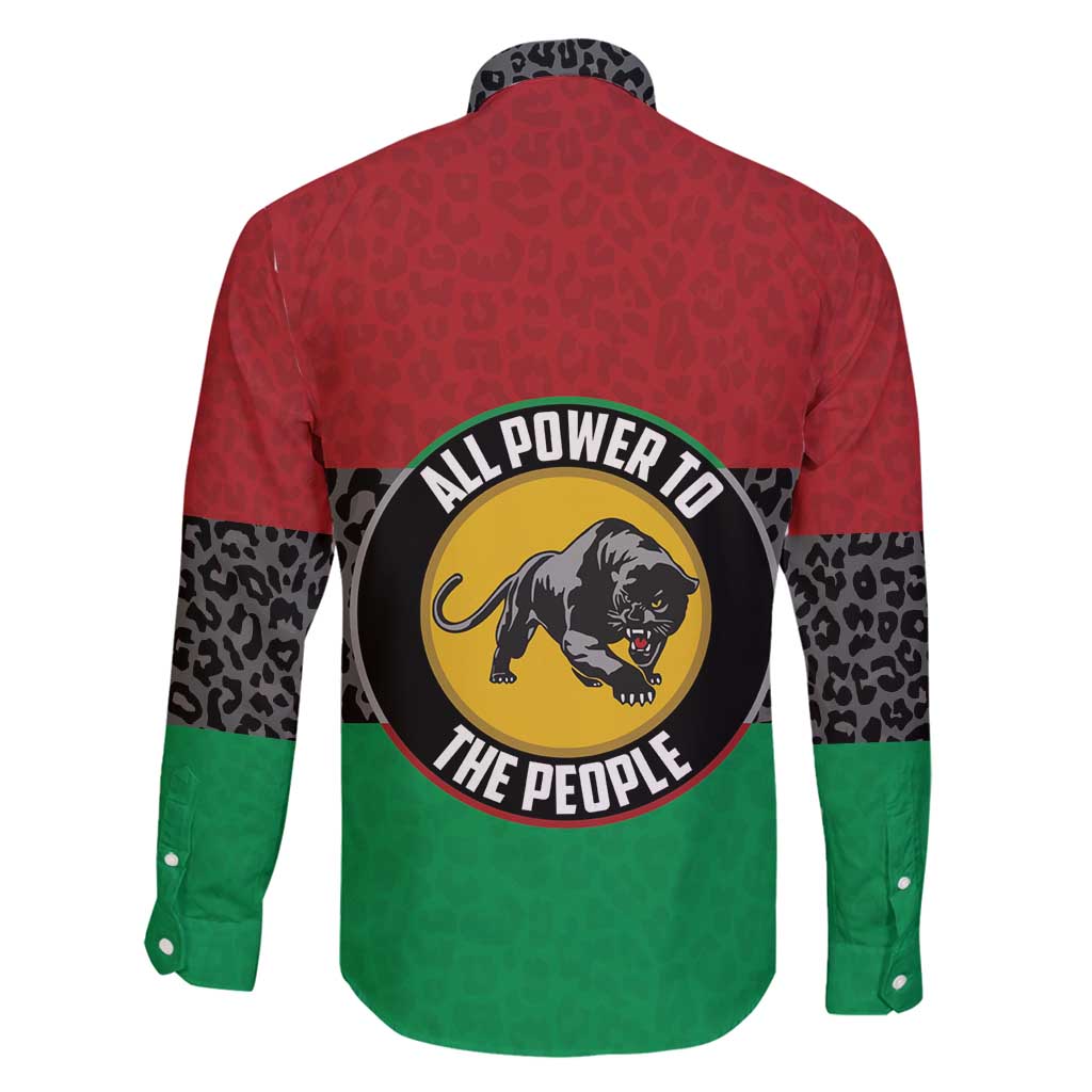 Personalized Pan African Panther Family Matching Tank Maxi Dress and Hawaiian Shirt All Power To The People