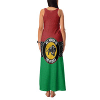 Personalized Pan African Panther Family Matching Tank Maxi Dress and Hawaiian Shirt All Power To The People