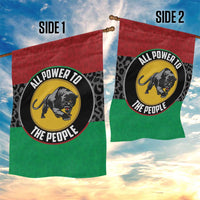 Pan African Panther Garden Flag All Power To The People