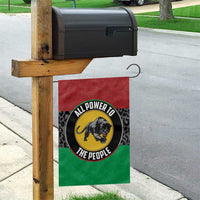 Pan African Panther Garden Flag All Power To The People