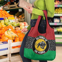 Pan African Panther Grocery Bag All Power To The People