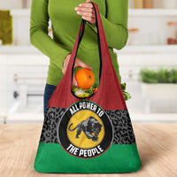 Pan African Panther Grocery Bag All Power To The People