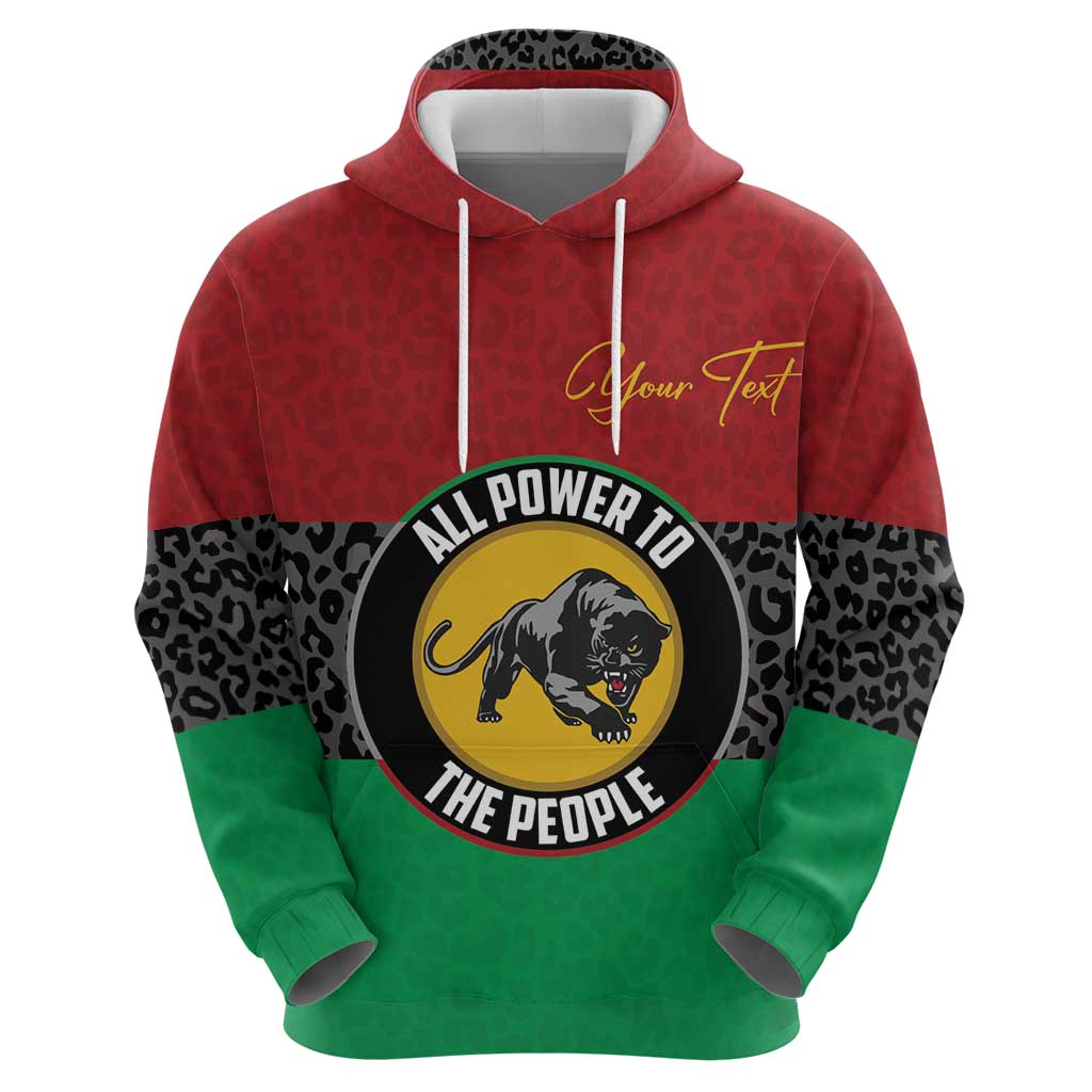 Personalized Pan African Panther Hoodie All Power To The People