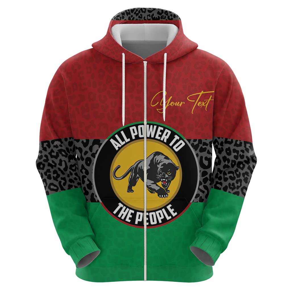 Personalized Pan African Panther Hoodie All Power To The People