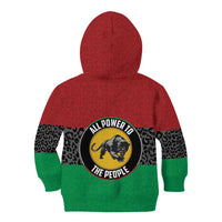 Personalized Pan African Panther Kid Hoodie All Power To The People