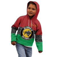 Personalized Pan African Panther Kid Hoodie All Power To The People