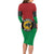 Personalized Pan African Panther Long Sleeve Bodycon Dress All Power To The People