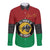 Personalized Pan African Panther Long Sleeve Button Shirt All Power To The People