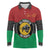 Personalized Pan African Panther Long Sleeve Polo Shirt All Power To The People