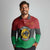 Personalized Pan African Panther Long Sleeve Polo Shirt All Power To The People