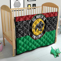Pan African Panther Quilt All Power To The People