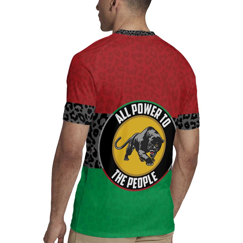 Personalized Pan African Panther Rugby Jersey All Power To The People