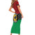 Personalized Pan African Panther Short Sleeve Bodycon Dress All Power To The People