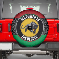 Pan African Panther Spare Tire Cover All Power To The People