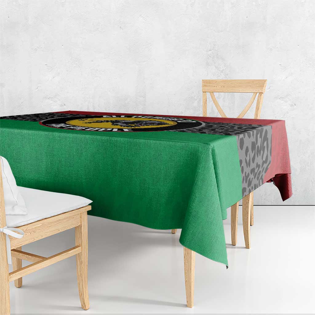 Pan African Panther Tablecloth All Power To The People