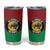 Personalized Pan African Panther Tumbler Cup All Power To The People