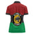 Personalized Pan African Panther Women Polo Shirt All Power To The People