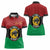 Personalized Pan African Panther Women Polo Shirt All Power To The People