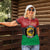 Personalized Pan African Panther Women Polo Shirt All Power To The People