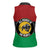 Personalized Pan African Panther Women Sleeveless Polo Shirt All Power To The People
