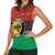 Personalized Pan African Panther Women Sleeveless Polo Shirt All Power To The People