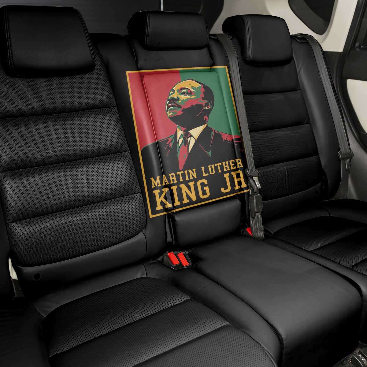 Martin Luther King Jr Back Car Seat Cover Retro Style