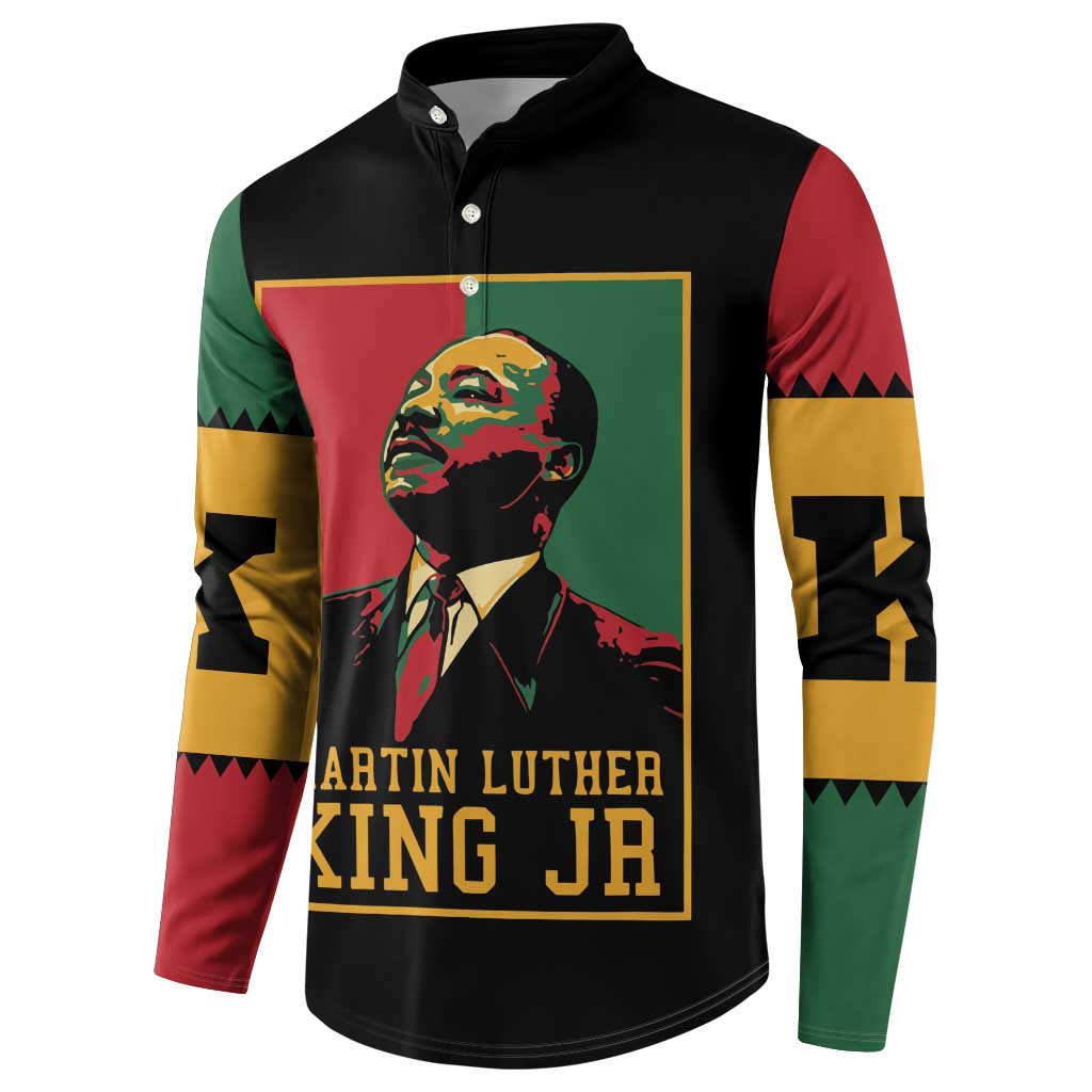 Martin Luther King Jr Button Sweatshirt Retro Style